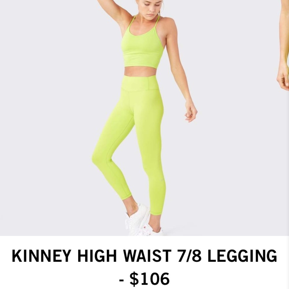 NWT neon green Splits59 leggings